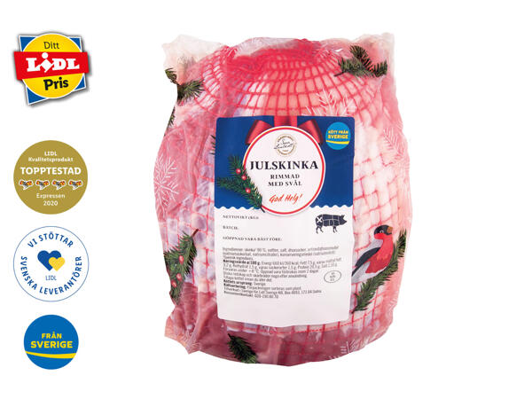 Färdigkokt svensk julskinka