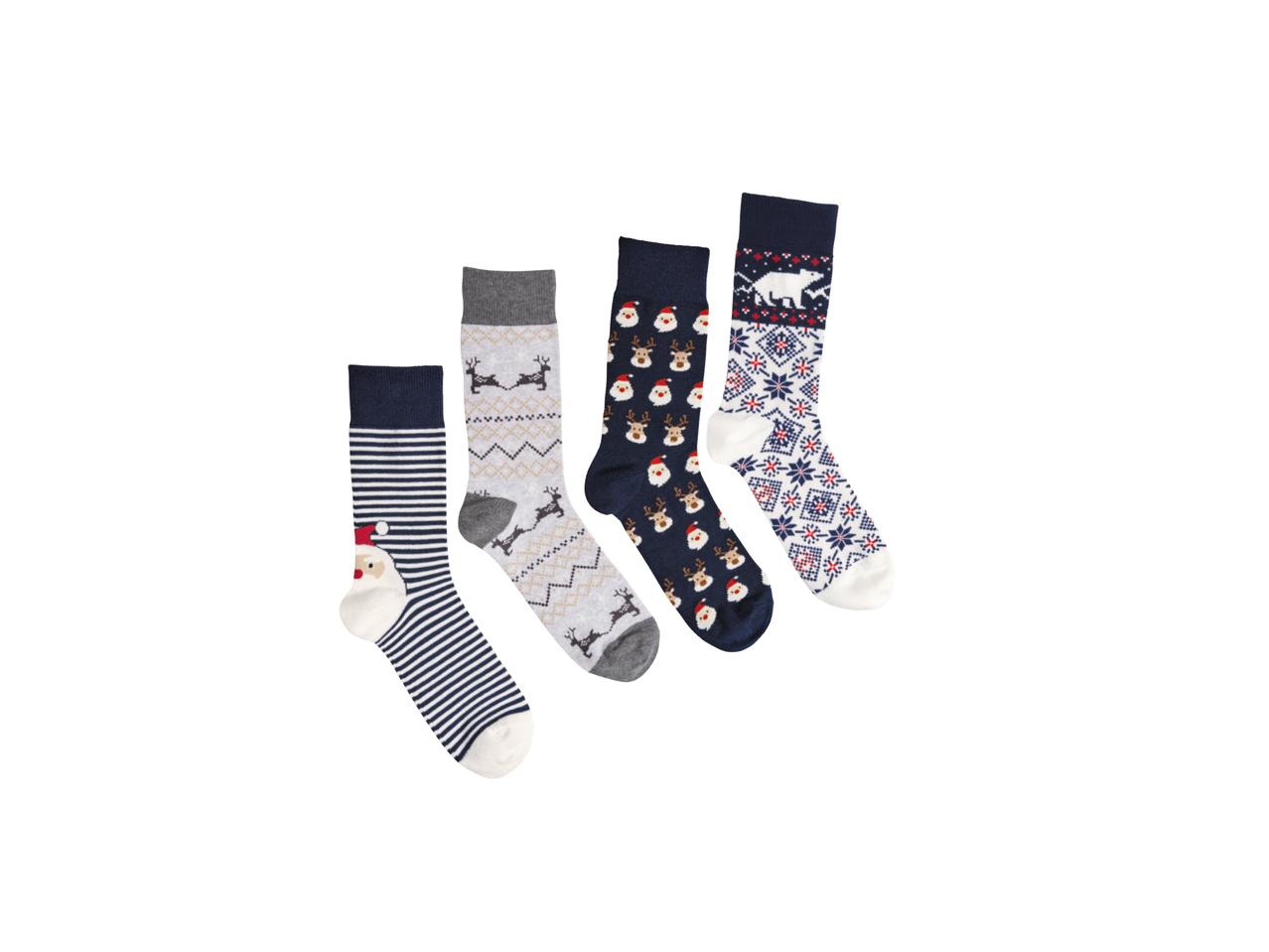 LIVERGY Men's Christmas Socks