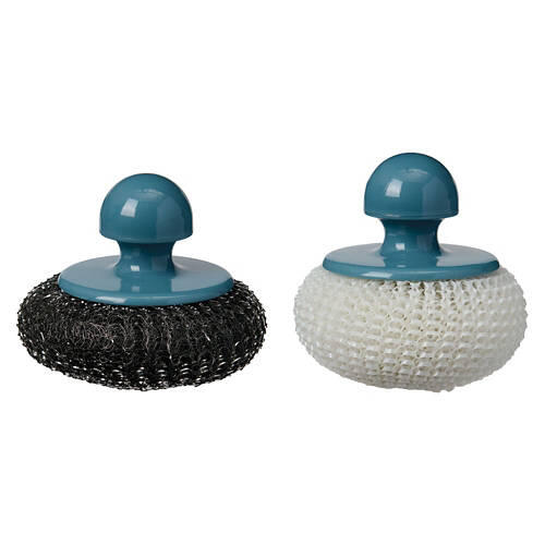 Sink Scrubber Hand Saver, Blue