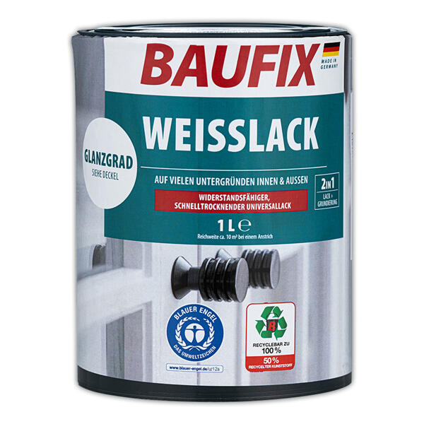 Buntlack / Weißlack 2in1