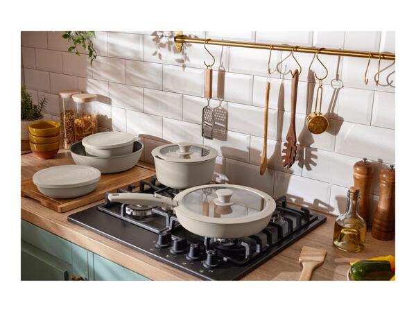 Livarno Home Cast Aluminium Pot & Pan Set - 10 Piece Set