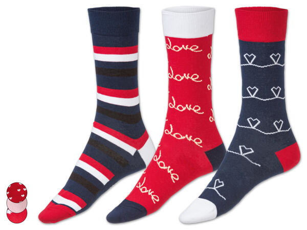 FUN Socks™ Damen/​Herren Socken-Geschenkbox, 3 Paar