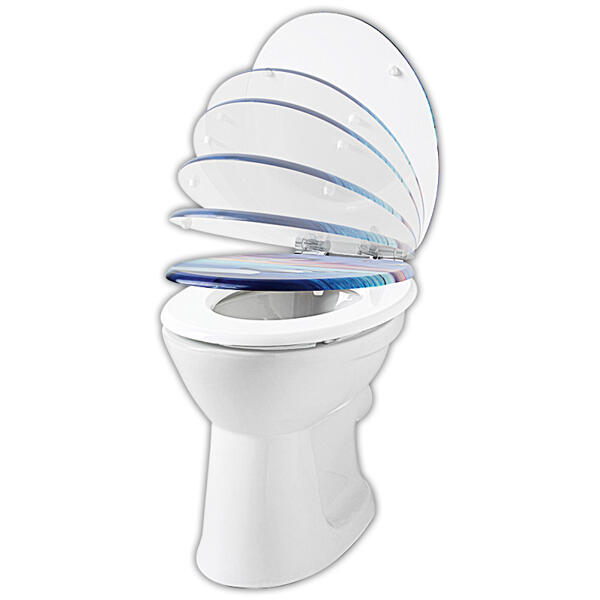 Hochwertiger WC-Sitz mit Motiv
