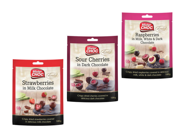 Fruits enrobés de chocolat