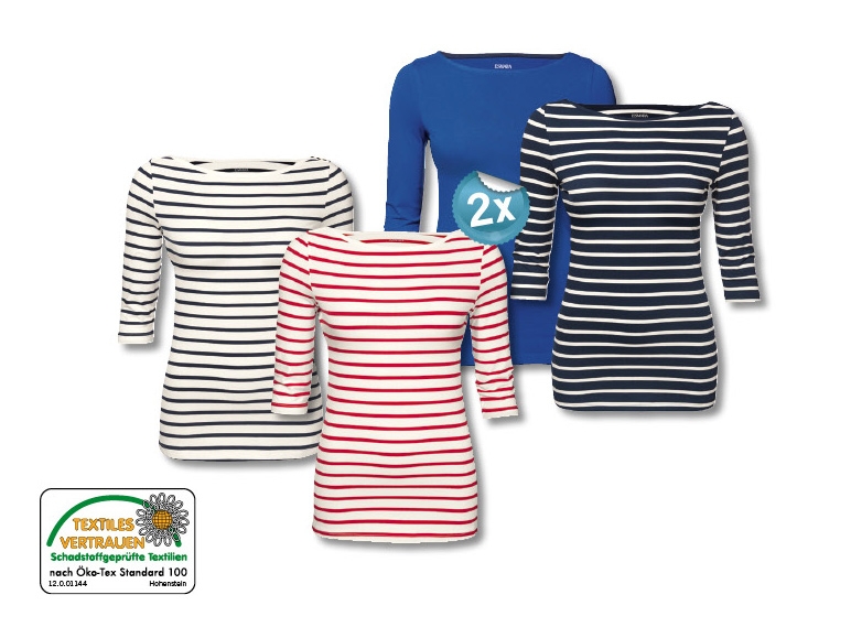 Langarmshirts, 2er
