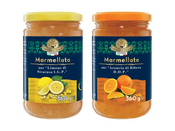 Zitrusfrüchte-Marmelade aus Sizilien