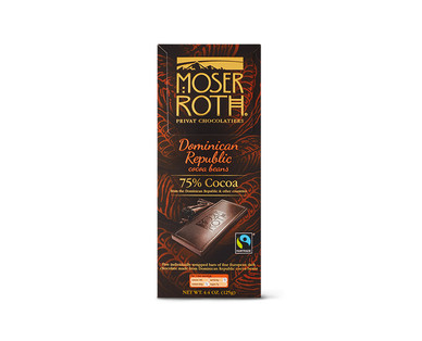 Moser Roth Single Origin Chocolate Collection