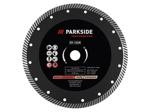PARKSIDE PERFORMANCE(R) ŘEZNÉ/HRUBOVACÍ/DIAMANTOVÉ ŘEZNÉ KOTOUČE ⌀ 230 mm