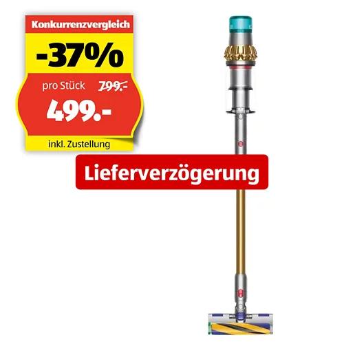 DYSON Akku- Staubsauger V15 Detect Absolute, Iron Gold