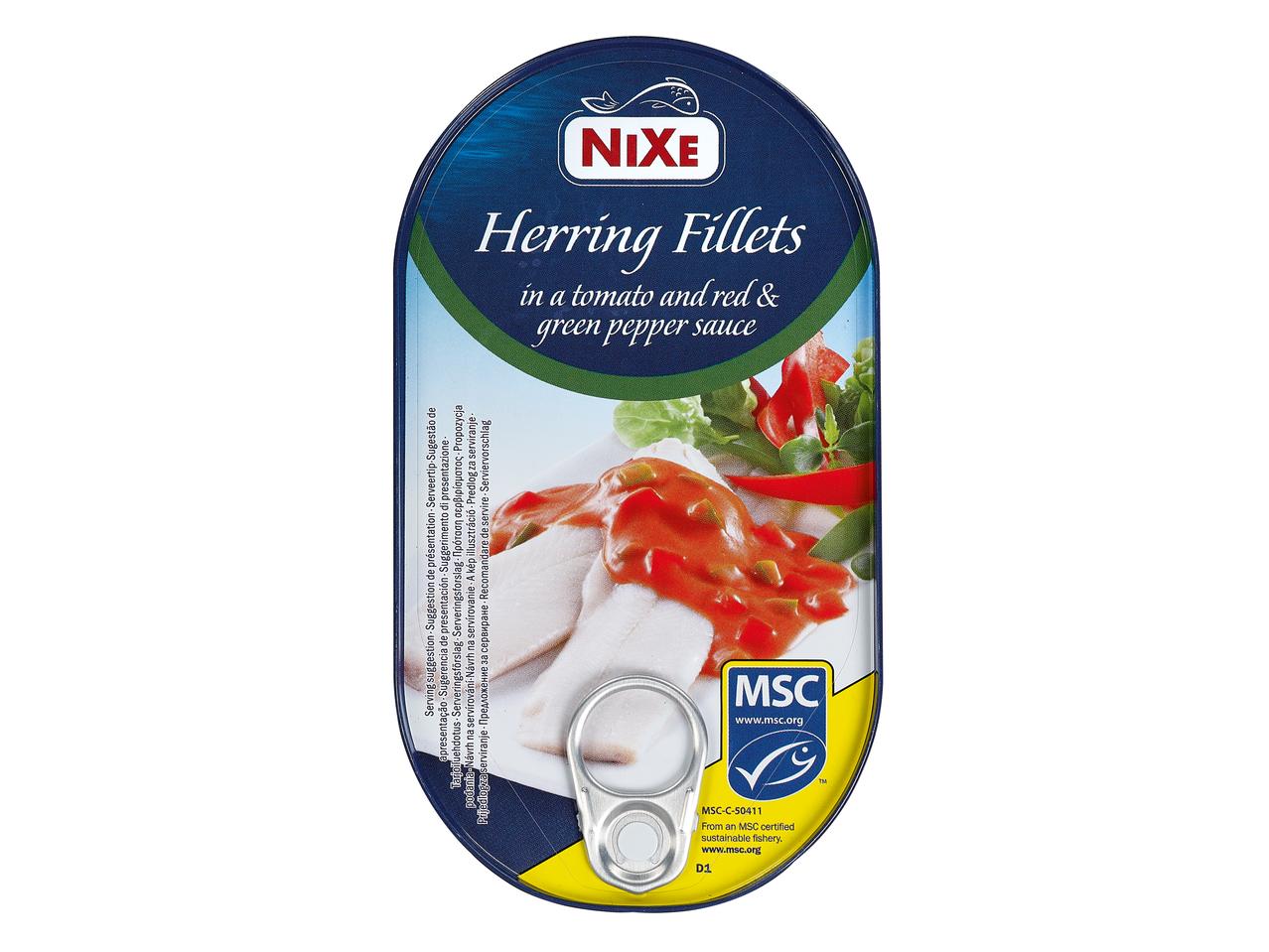 Haringfilets met saus