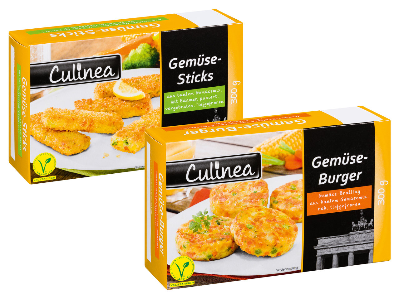 CULINEA Gemüse-Burger/Sticks