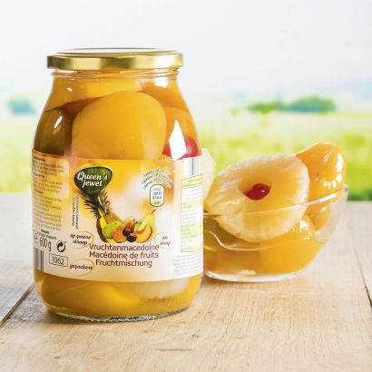 Fruchtmischung in Sirup
