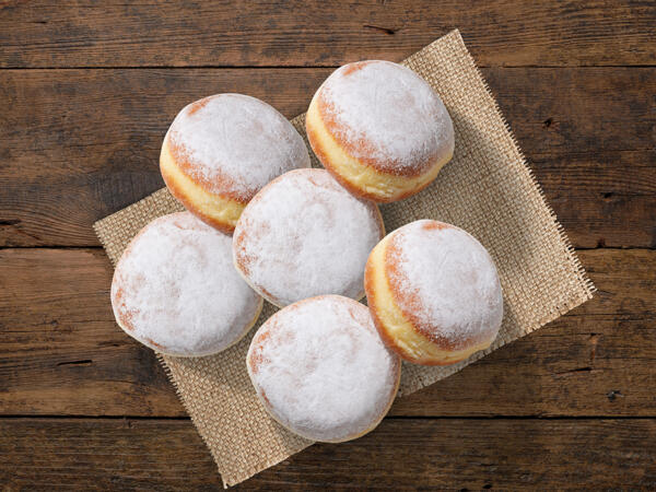 Beignets fourrés aux fruits, 6 pièces