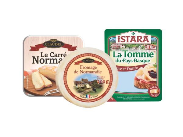 Selection of typical French Cheese