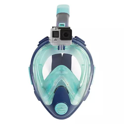 Full Face Snorkeling Mask - Blue, L/XL