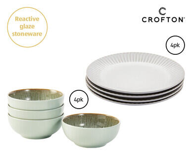 Reactive Glaze Dinnerware 4pk