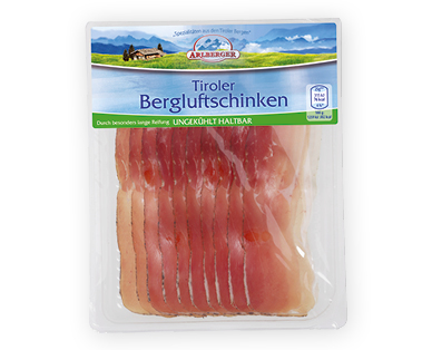 Jambon tyrolien séché à l'air des montagnes ARLBERGER