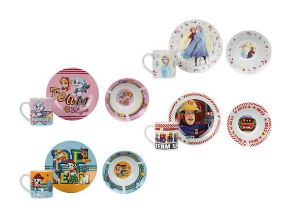 Vaisselle de petit-déjeuner, 3 pièces