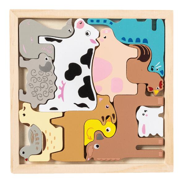 PLAYLAND(R) 				Puzzle en bois