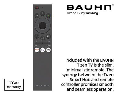 Bauhn 65" 4K UHD Tizen™ TV by Samsung