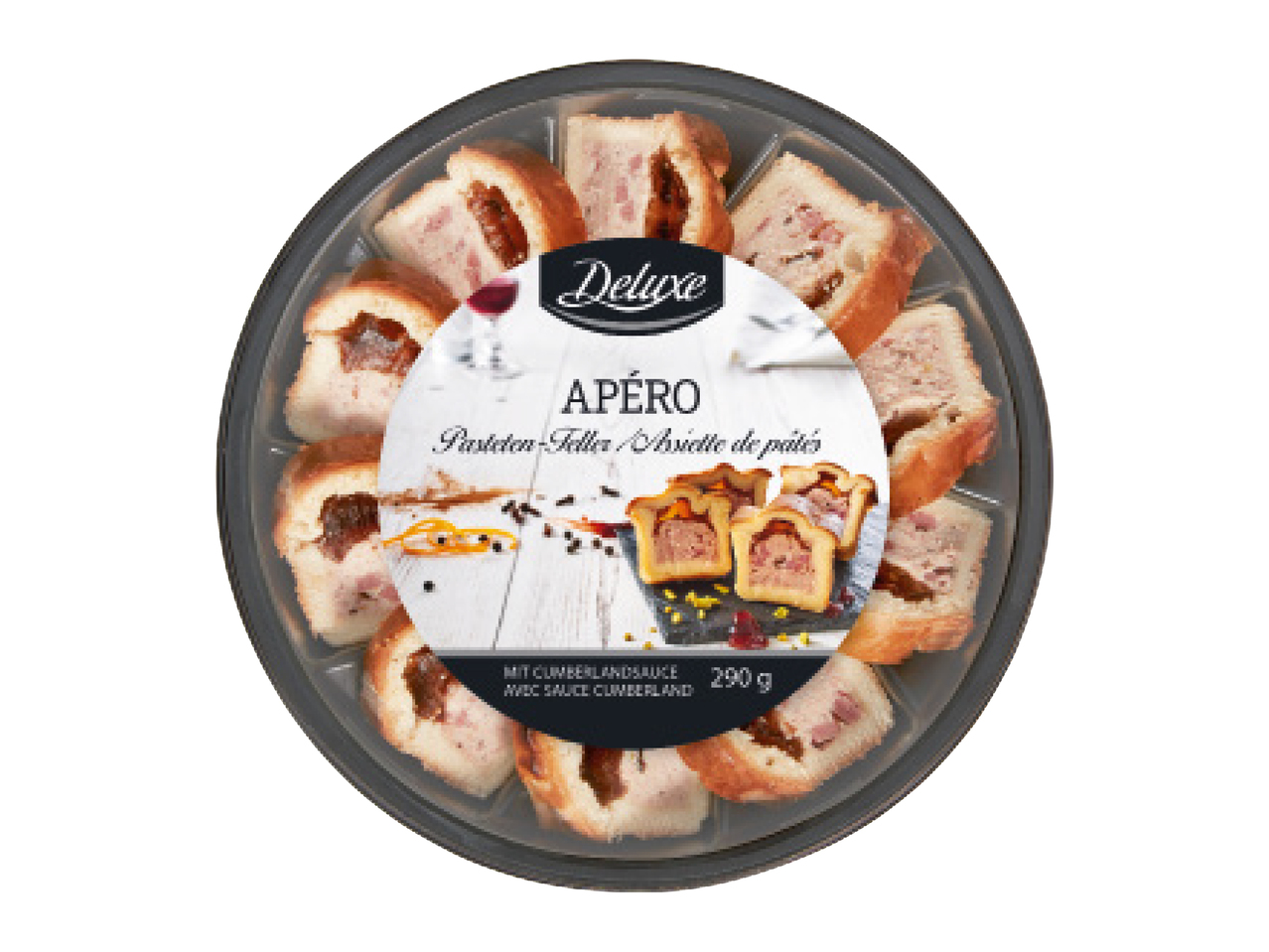 Piatto aperitivo con paté casalingo