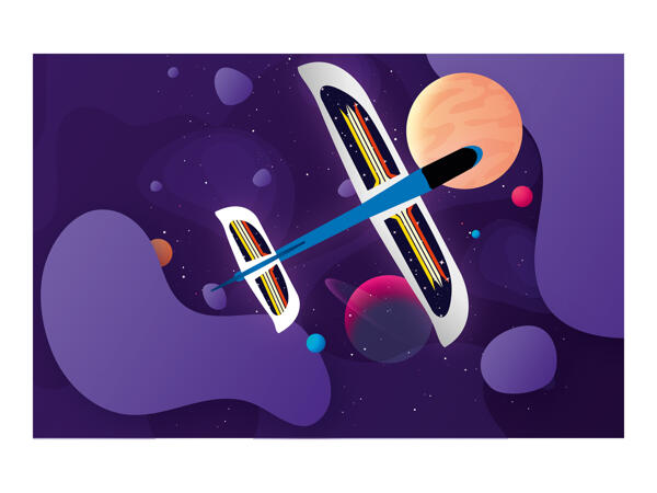 Playtive Rocket & Glider/Mini Hand Launch Glider/Slingshot Glider