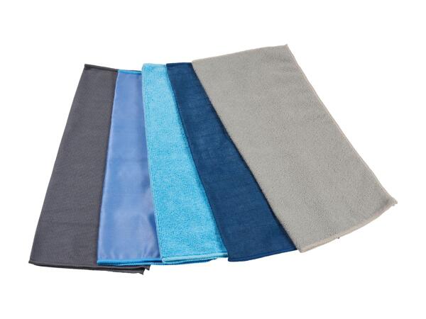 Chiffons en microfibre, 5 pièces