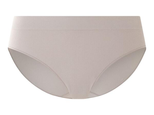 Esmara Ladies' Ribbed Briefs - 3 Pack - Beige