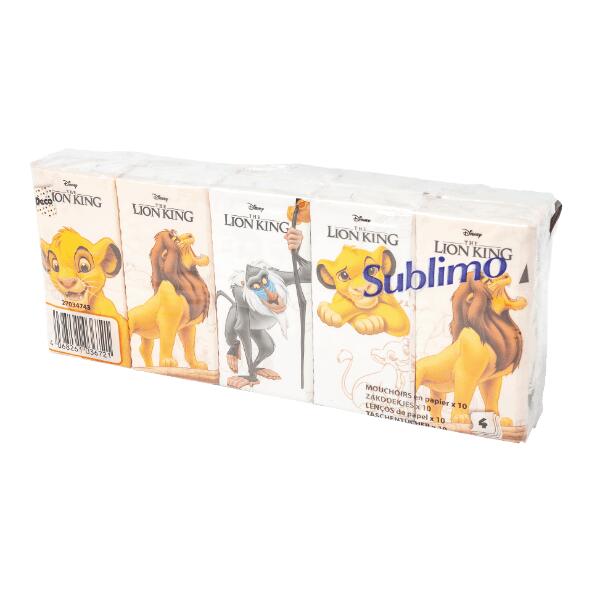 SUBLIMO(R) 				Bedrukte zakdoekjes, 10-pack
