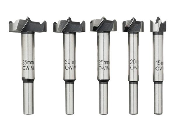 Parkside Forstner Drill Bit Set - 5 Piece Set