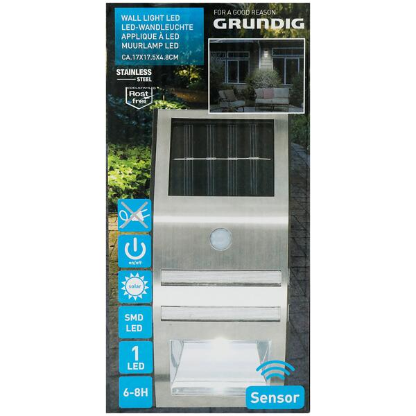 Lampe d'extérieur avec applique Grundig