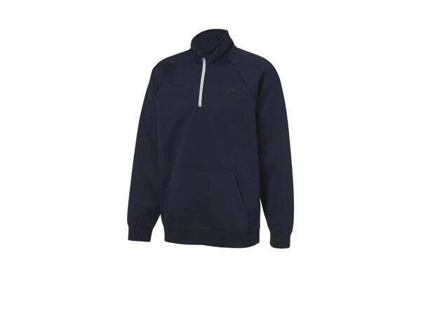 Men's half zip sweatshirt