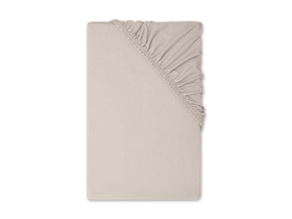 Jersey-Spannleintuch, ca. 140-160 x 200 x 25 cm