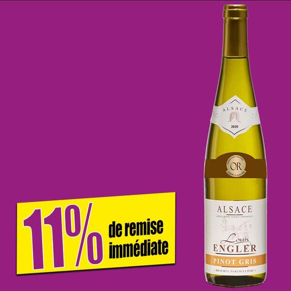 AOC Vin d'Alsace Pinot gris 2020**