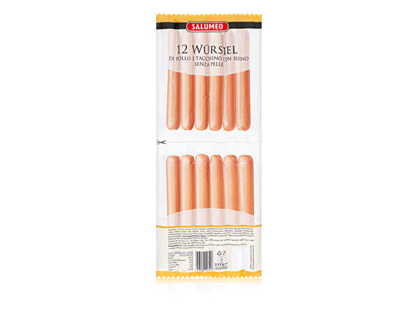 Mixed sausages