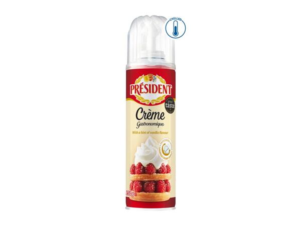 President Squirty Spray Cream