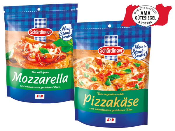 Schärdinger Pizzakäse/ Mozzarella gerieben