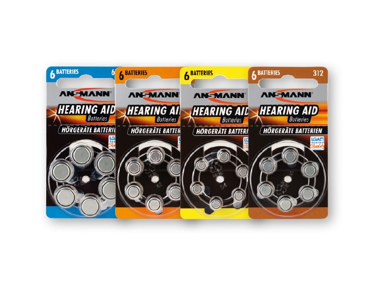 Ansmann(R) Hearing Aid Battery Assortment