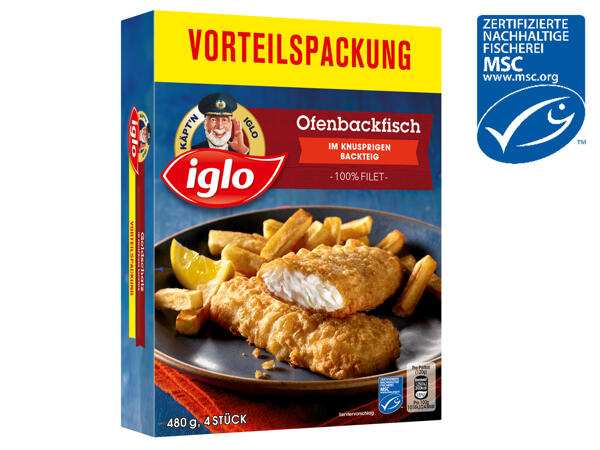 Iglo MSC Ofen Backfisch