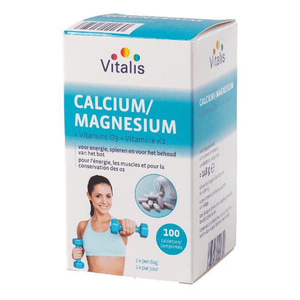 Calcium-/magnesiumtabletten, 100 st.