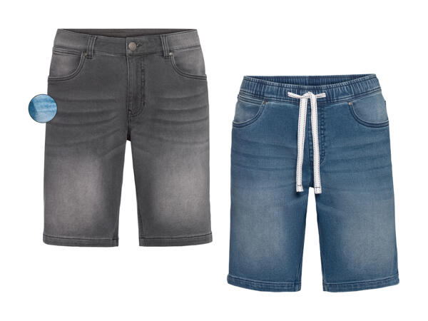 Short en denim doux