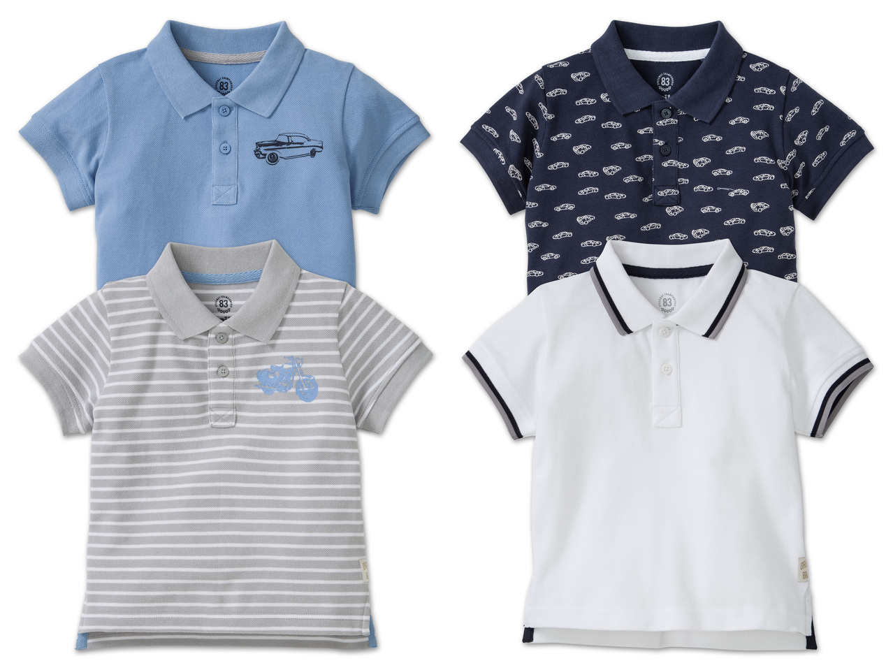 LUPILU(R) Buben Poloshirt, 2 Stück1