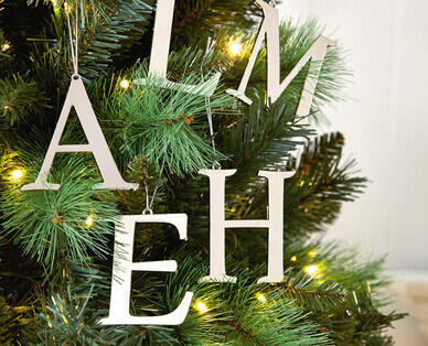 Personalised Tree Decorations