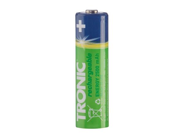 Tronic AA NiMH Rechargeable Batteries - 4 Pack