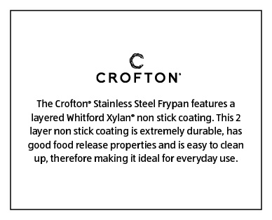 STAINLESS STEEL COOKWARE 2PC FRYPAN SET