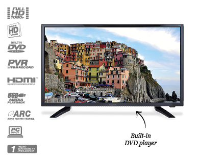 21.5" TV With Built-In DVD Player
