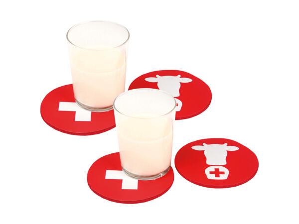 Dessous de verre, lot de 4