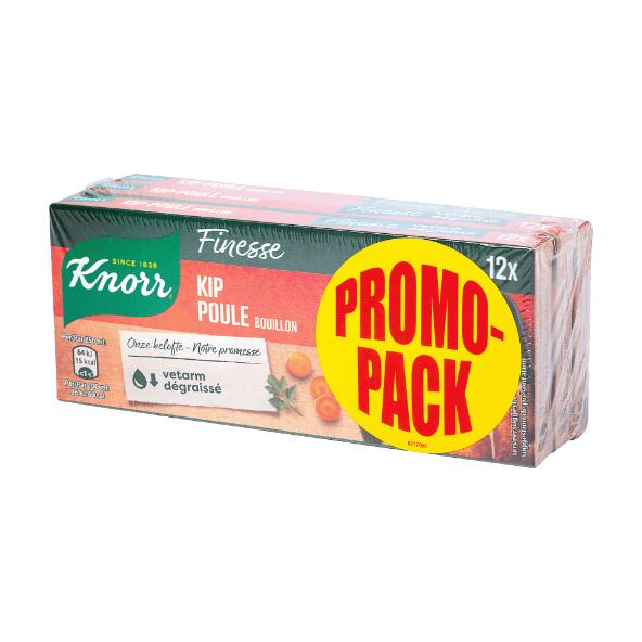 KNORR FINESSE(R) 				Cubes de bouillon de poulet, pack de 3