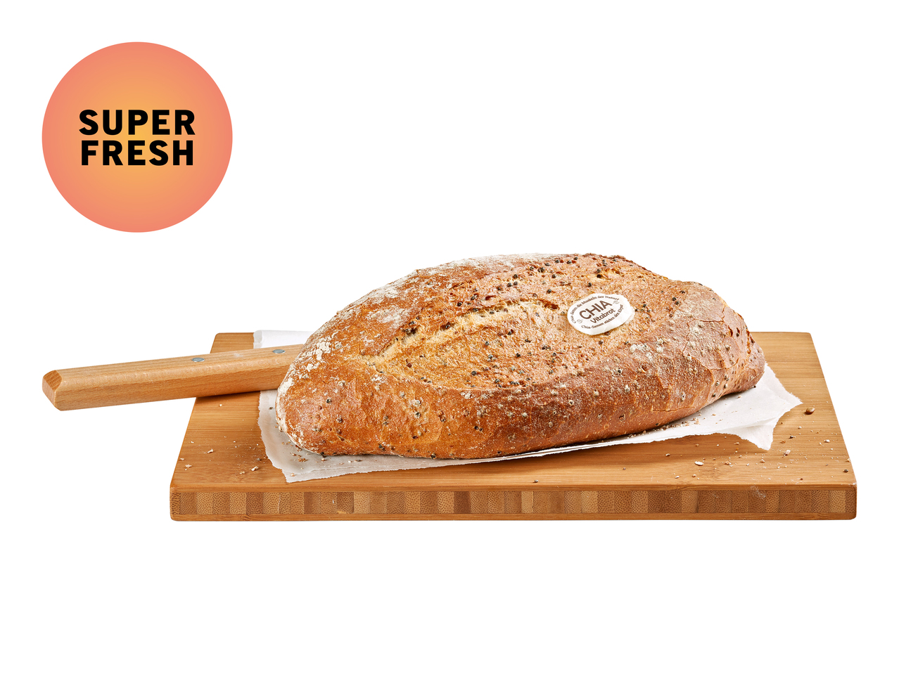 Pain aux graines chia