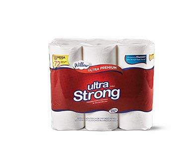 Willow 18 Mega Roll Ultra Strong Bath Tissue